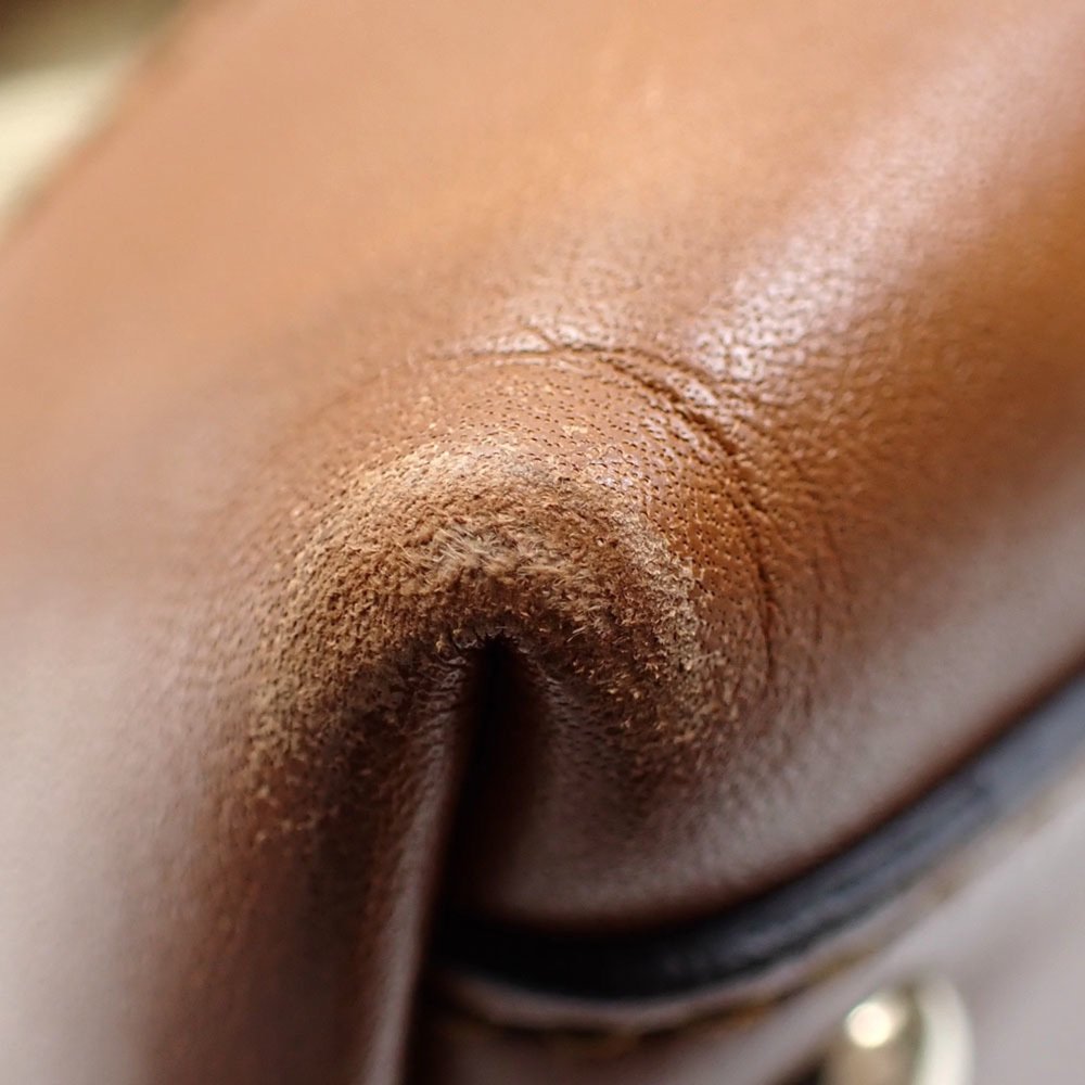 GUCCI Brown Leather Bag - Picture 4 of 10